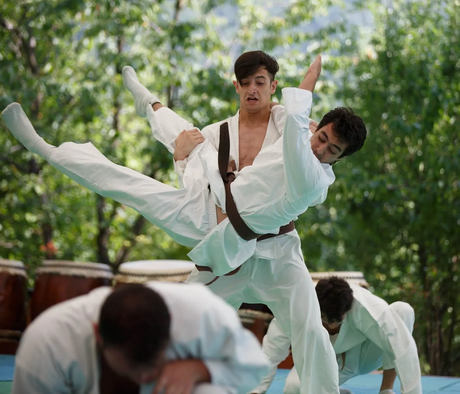 Applicazione di una tecnica di Karate